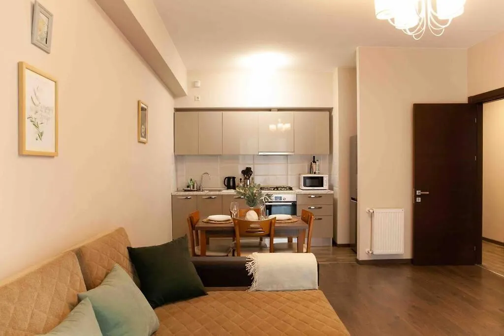 Gg Home - Cozy 1 Bedroom Apartment On Kazbegi Avenue 15 Tbilisi Georgien