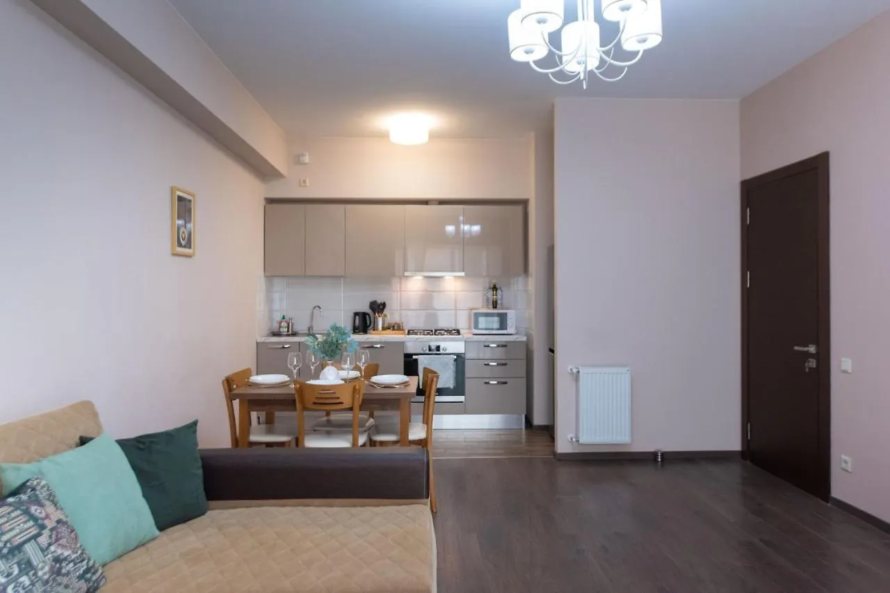 Gg Home - Cozy 1 Bedroom Apartment On Kazbegi Avenue 15 Tbilisi Georgien